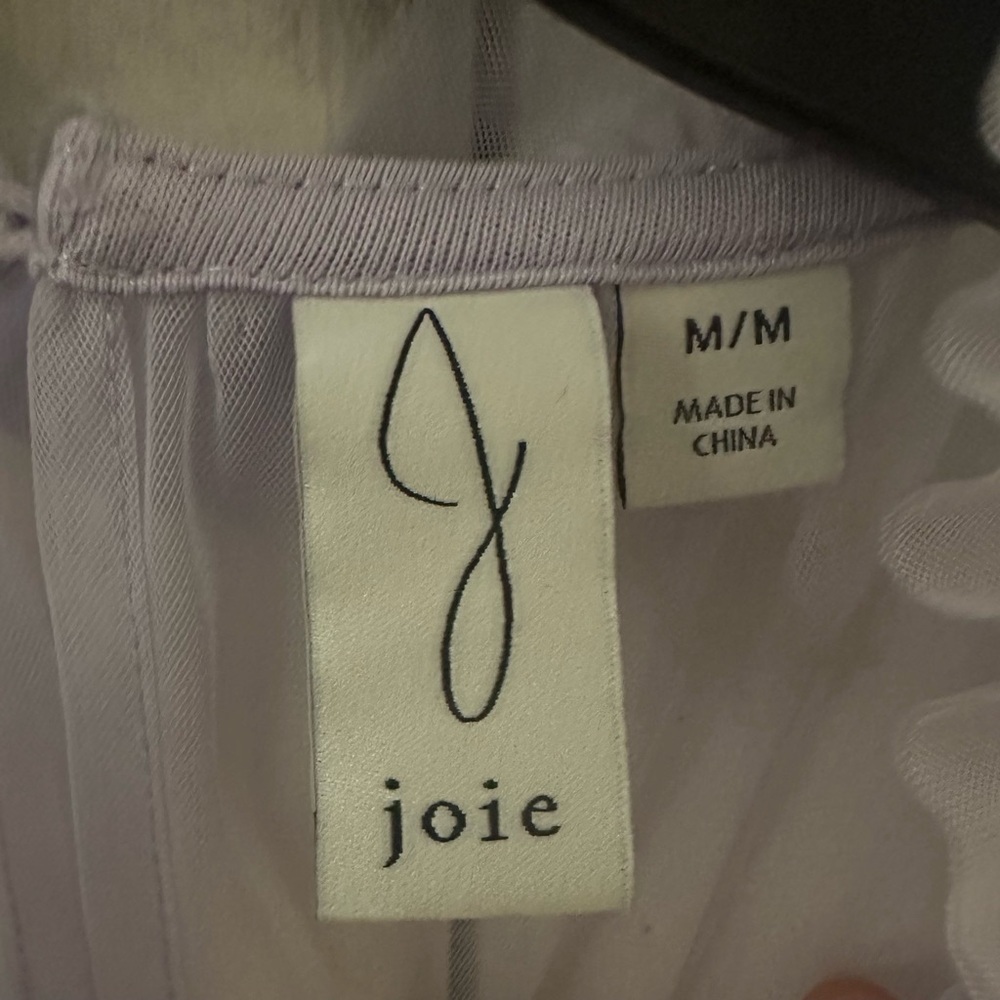Joie Light Purple Sheer Blouse - Picture 4 of 4